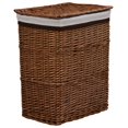 thumbnail image 1 of vidaXL Laundry Basket Brown Willow, 1 of 5