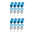 thumbnail image 1 of VONKY 4 Pcs Adaptateur de Moyeu de Roue 17mm Extension Conversion Bleu 31mm 2Ensemble, 1 of 6