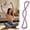 Purple-PP, variant on Resistance Band with Handles Silicone Figure 8 for Yoga Pilates Home Workout Travel Fitness