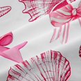 thumbnail image 5 of Manfei Seashell Bowtie Kitchen Curtains,Coastal Cute Black Out Curtains Pack of 2 (42x63 Each), 5 of 6