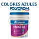 thumbnail image 5 of PINTURA VINILICA SATINADA  MASTER  COLORES AZULES ACUARIO CUBETA, 5 of 15