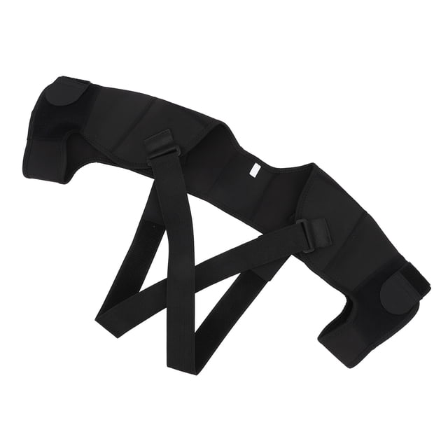 Double Shoulder Support Brace Adjustable Sweat Wicking Prevent Injuries Shoulder Stability Strap Suitable for Fitness Running
