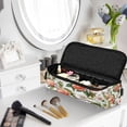 thumbnail image 6 of Hair Tools Travel Bag Heat-Resistant Curling Iron Organizer Bag with Detachable Heatproof Mat Travel Storage Case Peach Fruit Pattern, 6 of 8