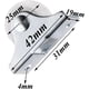 thumbnail image 2 of Mini Castors for Furniture 12 Pieces Fixed Caster Furniture Casters 25 mm Mini Casters Transfer Casters Conveyor Bearing, 2 of 4