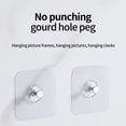 thumbnail image 6 of 10PCS Strong Non-Marking Hole-Free Tile Wall Photo Frame Wall Sticker Hook, 6 of 13