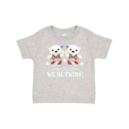 

Inktastic 4th of July Twins Gift Toddler Boy or Toddler Girl T-Shirt
