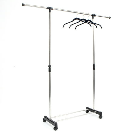 Mind Reader Extend Stainless Steel Adjustable Garment Rack Chrome Finish