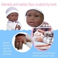 thumbnail image 6 of JC Toys La Baby African American Baby Doll |Washable 11 Inch Soft Body Doll with Purple Outfit, Blanket and Pacifier|For Children 12 Months and Older, 6 of 7
