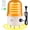 YELLOW PRO(0-130dB,AC110V), variant on Industrial LED Rotating Warning Light, AC110V Amber Strobe Light for Public Emergency Alarms, Indoor/Outdoor Safety Siren with Volume Adjustment/Plug and Buzzer (Amber PRO(0-130dB,AC110V))