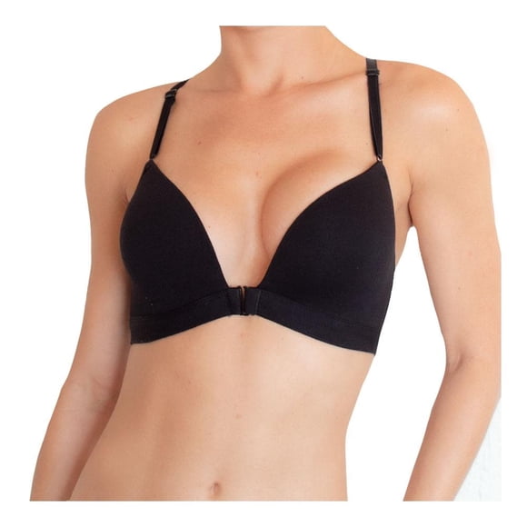 Brasier Marel para Mujer, Algodón Negro Talla 34C