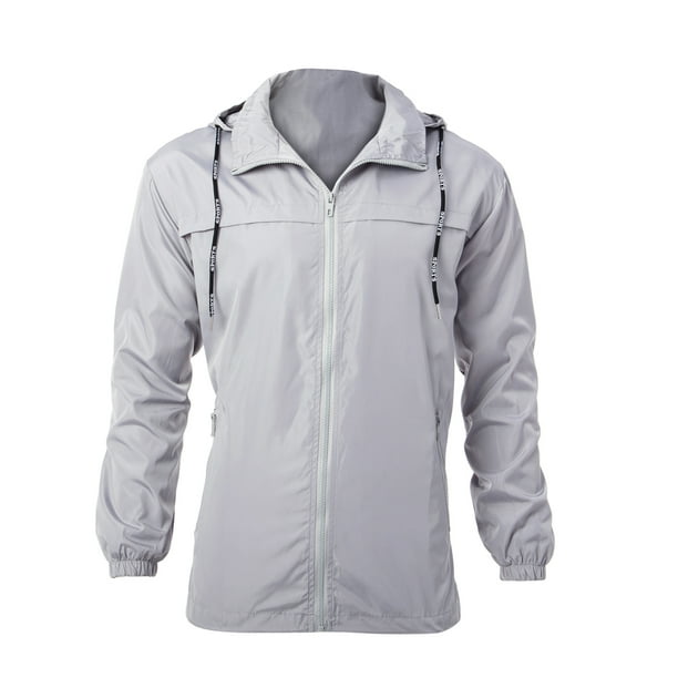 SAYFUT Men's Big And Tall Rain Jacket Cycling Running Packable