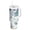Watercolor Ink Splashes Pattern, variant on 40 oz Insulated Stainless Steel Tumbler Double Wall Stainless Steel Tumbler with 2-Way Drinking Small Colors Shapes