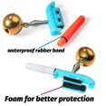 thumbnail image 5 of GOBAIT Big Fishing Light Stick Bell Clip Rod Luminous LED CR425 3.6V Battery USB Charge Night Bright Fish Bite Alarm Flash Lamp, 5 of 10