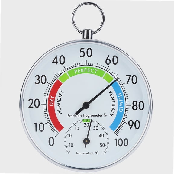 Temperature Humidity Meter, Indoor Thermometer Hygrometer Wall-Hanging Temperature Humidity Meter for Home Warehouse Office