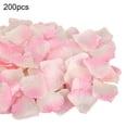 thumbnail image 1 of HEVIRGO 100/200Pcs Artificial Rose Flower Petal Confetti Wedding Party Stage Prop Decor White Cloth, 1 of 8