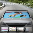 thumbnail image 6 of The Powerpuff Girls Car Window Sun Shade Visor, Car Sunshade Front, Windshield Visor Shield Cover Foldable Reflector for Car Truck SUV 55"x30", 6 of 8