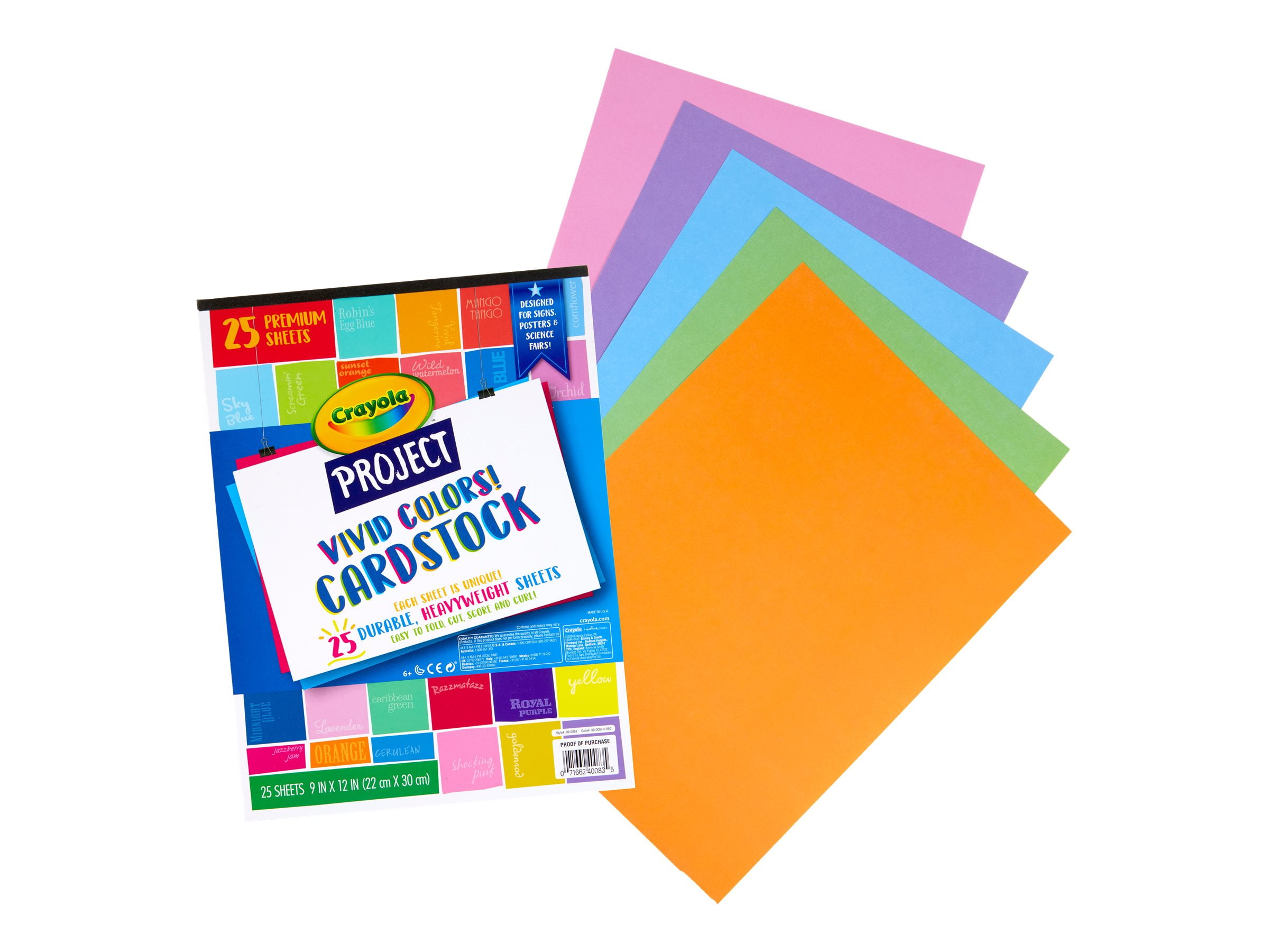 Stationery A4 Coloured Activity Paper Pad for Art & Craft Activities Sutiable for Kids Age 3 Pack of 60 Sheets Years Assorted Colours Card