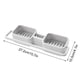 thumbnail image 2 of Fregadero de cocina Grifo Soporte de esponja Estante organizador con colgador de tela, Estante de almacenamiento multifuncional que ahorra espacio, Fácil instalación, Acero inoxidable, 1 paquete, 2 of 7