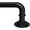 Black, variant on Adjustable Blackout Curtain Rod 16-144 Inches 1 Inch Diameter for Windows