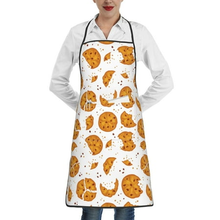 

Sikiie Yellow Biscuit Aprons for Kitchen Cooking Aprons Chef Apron for Men Women Chef