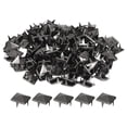 thumbnail image 1 of Unique Bargains 100 Sets Spike Rivet 10x7mm Pyramid Rapid Rivet Studs Square Spikes, Gun-black, 1 of 7