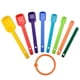 thumbnail image 1 of Juego de cucharas medidoras de plástico Worallymy, cucharas medidoras apilables para hornear, ingredientes húmedos secos, herramientas de Chef de cocina, 8 piezas, pequeñas Worallymy JD735800414, 1 of 7