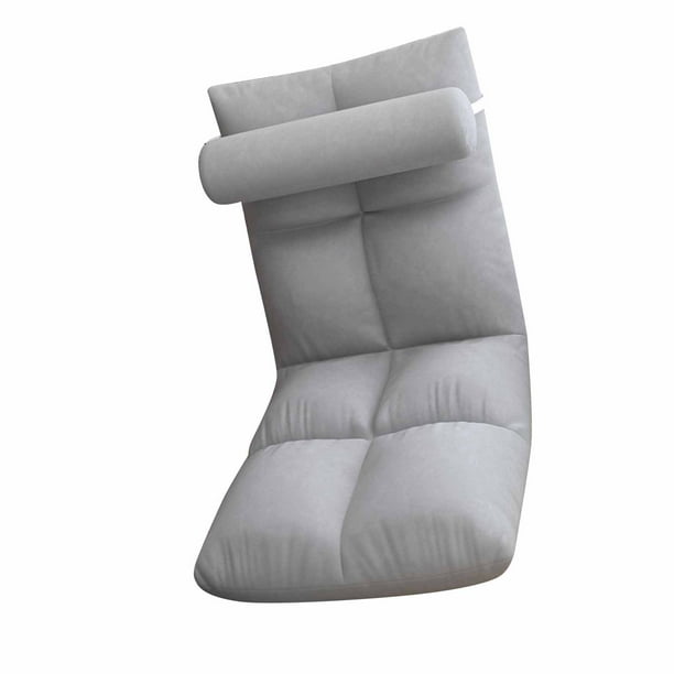 Sillas de Piso Plegables Silla para VideoJuegos, Sofá Plegable Y Perezoso, Sillón Con Respaldo, Chaise Lounge Ajustable, Asiento Acolchado para Interiores, Silla de Meditación
