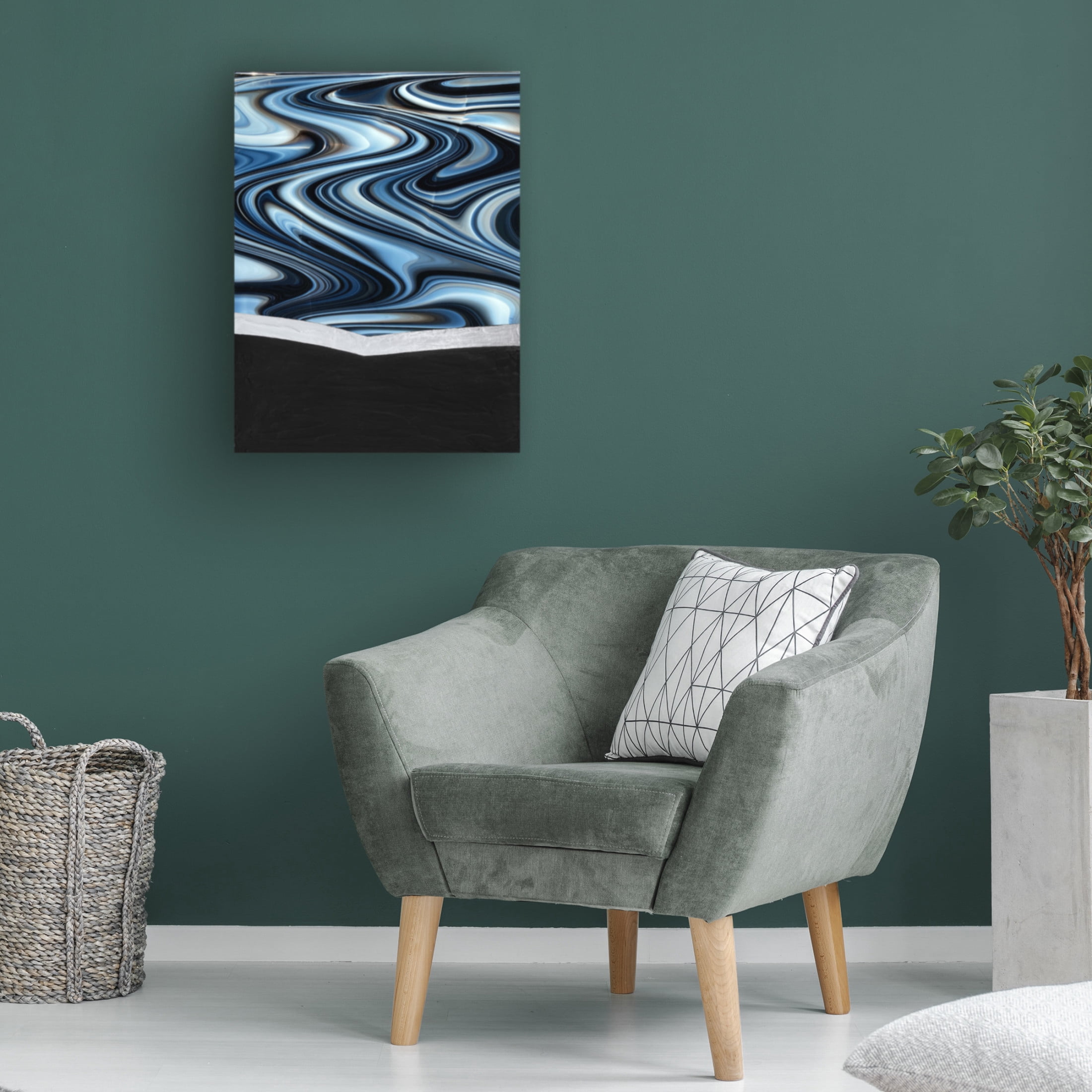 Trademark Fine Art Alyson Storms  Nebula Glass Canvas Wall Art