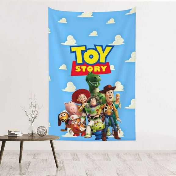 Toy Story Printed Tapestry For Indoor And Outdoor Use Living Room Party Beach Picnic Blanket Tablecloth Wall Decoration