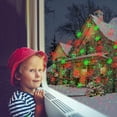 Christmas Snowflake Projector Light – LED Rotating Star Light, USB-Powered, Indoor/Outdoor Holiday Decor For Patio, Garden, Party (Christmas Pattern)