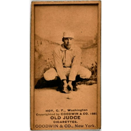 8x12 Photo-Dummy Hoy, Washington Statesmen, baseball photo,1887 1