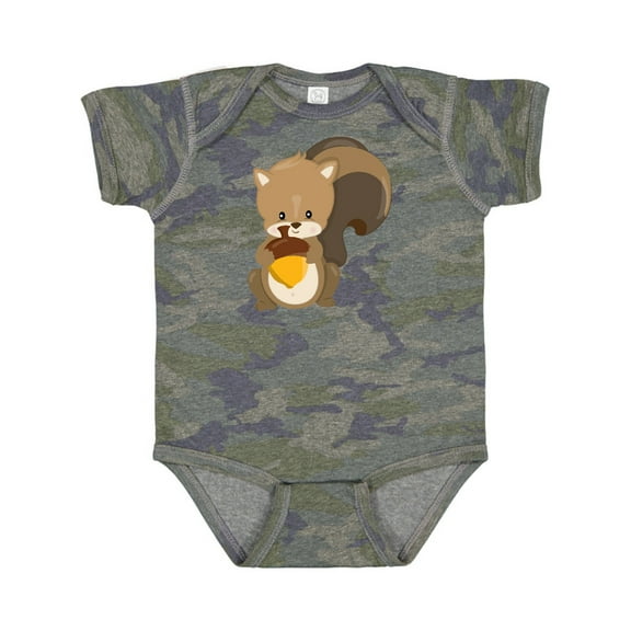 Inktastic Cute Woodland Animal Squirrel Boys or Girls Baby Bodysuit