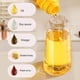 thumbnail image 4 of Botella dispensadora de aceite para cocina, botella dispensadora automática de aceite de cocina con tapa abatible, botella de aceite de vidrio de 25 onzas con posavasos, adecuada para aceite de, 4 of 7