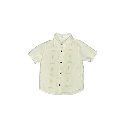 

Pre-Owned Crazy 8 Boy s Size 3T Short Sleeve Button-Down Shirt