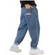 thumbnail image 1 of Odeerbi 3-10 Años Niños Vaqueros Pantalones Vaqueros Impresos Pantalones Vaqueros Casual Deportes Con Bolsillo, 1 of 3