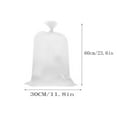 thumbnail image 3 of Clear 30X60Cm Transparent Marshmallow Packaging Bags - Soft Plastic Fancy Bags for Halloween Carnivals Party, 100Pcs Bulk, 3 of 7