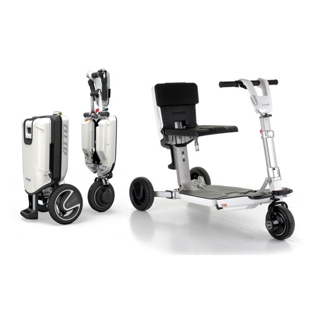 ATTO Deluxe FOLDING Lightweight Mobility Scooter New Moving Life, Compliant Travel Mobility Scooter, NO Arm Rests - Walmart.com