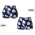 thumbnail image 5 of Picia Mom And Baby Owls Printed Workout Shorts for Women Seamless Scrunch Butt Lifting High Waisted Yoga Gym Booty Running Moisture-wicking Short Pants-X-Large, 5 of 9
