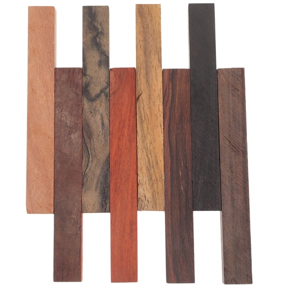 MOVTOTOP Exotic Wood Blanks for DIY Crafts and Pen Making Kits Perfect for Carpenter Projects 8 Pieces Assorted Colors