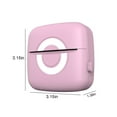 thumbnail image 3 of Japceit Mini Imprimantes Bluetooth Sans Fil Portables Imprimantes Mobiles Machine Imprimantes Thermiques pour Notes, Photo, Album Souvenir, Étiquette Poche Étiquette Reçu, 3 of 9