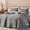 Grey, variant on 2/3PCS Quilt Cover Bedspread ( 1 Quilt+1 Or 2 Pillowcases), Soft And Skin-friendly, Hypoallergenic And Easy To Maintain, Machine Washable Without Deformation