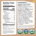 thumbnail image 2 of EarthChimp Proteína vegana orgánica en polvo - con probióticos - Sin OGM, sin lácteos, sin suero, proteína en polvo a base de plantas para mujeres y hombres, sin gluten - 26 porciones 32 oz (vainilla), 2 of 5