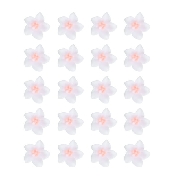 Ganga Única 20 Pcs Clips de Pelo de Flor Pequeña Clips de Pelo Mini Flor para Niñas Bonitos Mini Pinzas para el Pelo Accesorios de Pelo Blancos