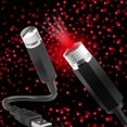 thumbnail image 1 of Iluminación Interior Lámpara nocturna ambiental para coche alimentada por USB, luz nocturna romántica de estrella y galaxia, 5 uds., roja Likrtyny  Para estrenar, 1 of 6
