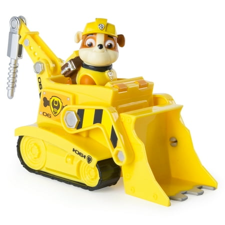 Paw Patrol - Rubble's Digg'n Bulldozer works with Paw Patroller