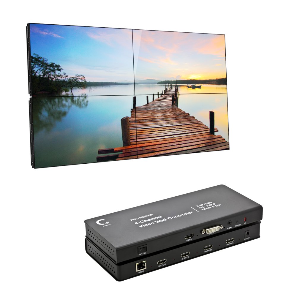 Expert Connect 2x2 Video Wall Controller 1080p, HDMI 1.4, HDCP1.4