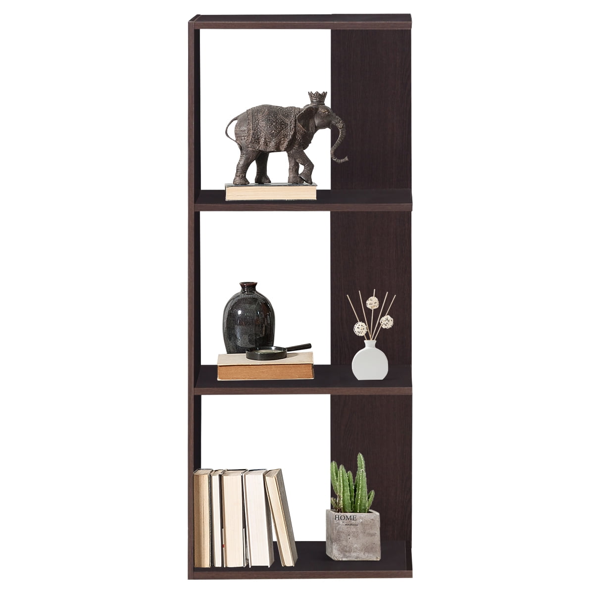 Topbuy 4-Tier Modern Room Divider Storage Stand Open ...