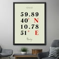 thumbnail image 4 of Map of Oslo, Norway, Multiline Coordinates Colored (8x10), 4 of 9