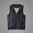 thumbnail image 3 of Hooded Vest for Women Sleeveless Zip up Lightweight Breathable Shirts with Pocket, Flattering Fit Layering Vest QURATI, 3 of 6