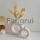 thumbnail image 4 of For Pure Plastic Vase Imitation Ceramic Decoration Small Medium White, 4 of 4